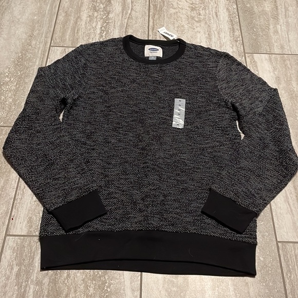 OLD NAVY Gray CREWNECK SWEATER MEDIUM - Picture 1 of 8